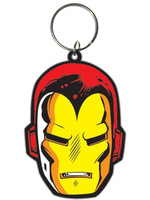 Iron Man - Face Rubber Keychain