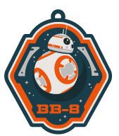 Star Wars: Episode VII - BB-8 Rubber Keychain