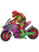 Teenage Mutant Ninja Turtles - Raphael & Purple Dragon Cycle