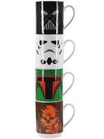 Star Wars - Characters Stacking Mugs Set of 4