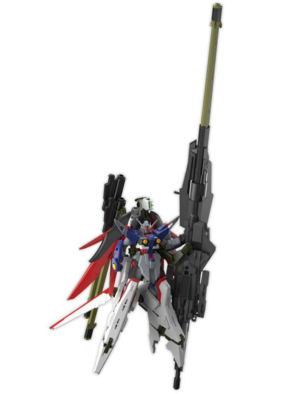 HG Destiny Gundam Spec II & Zeus Sillouette - 1/144