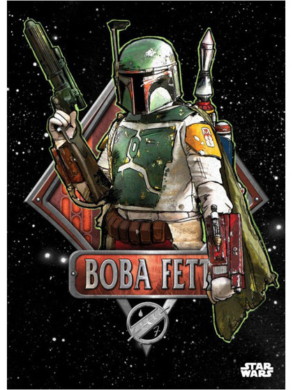 Star Wars - Boba Fett Metal Poster