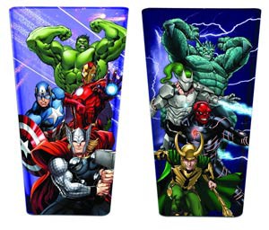 Marvel - Avengers & Villains Pint Glass Set 2-Pack