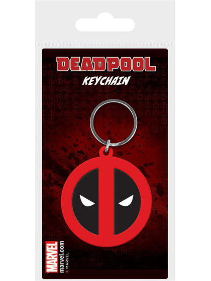 Marvel - Deadpool Symbol Rubber Keychain