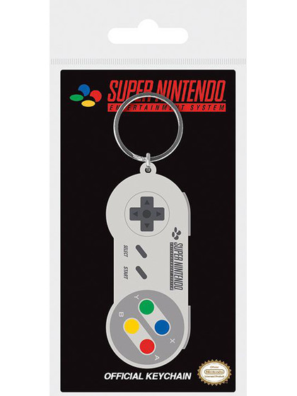 Nintendo - SNES Controller Rubber Keychain