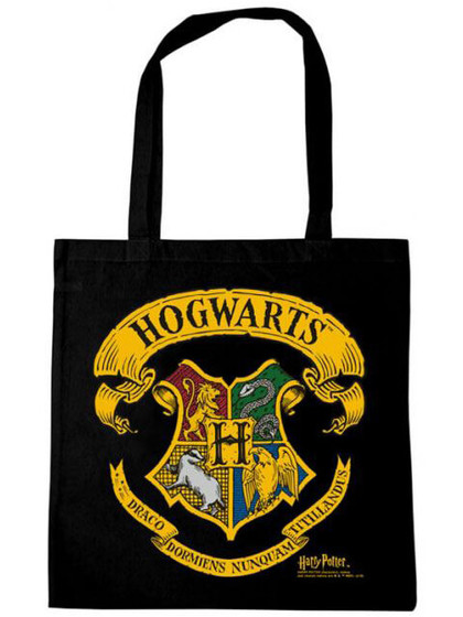 Harry Potter - Hogwarts Logo Black Kangaspussi