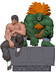 Street Fighter - Fei & Blanka PVC Statues - 1/8