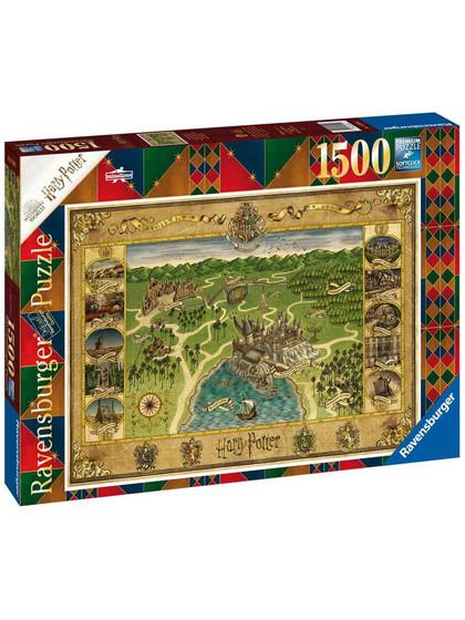 Harry Potter - Hogwarts Map Jigsaw Puzzle (1500 pieces)