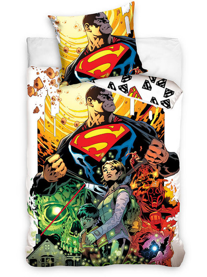 Superman - Comic Style Duvet Set 160 x 200