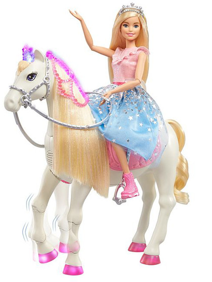 Barbie Princess Adventure - Doll and Prance & Shimmer Horse with Lights and Sounds