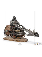 Star Wars The Mandalorian - Mandalorian on Speederbike Deluxe Art Scale