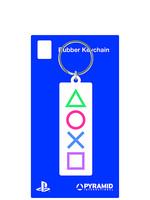Playstation - Shapes Rubber Keychain