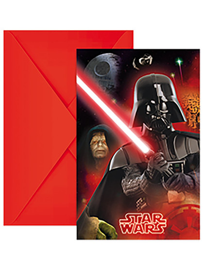 Star Wars - Darth Vader Party Invitations 6-Pack