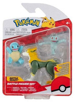 Pokémon - Battle Mini Figures Squirtle, Machop & Boltund