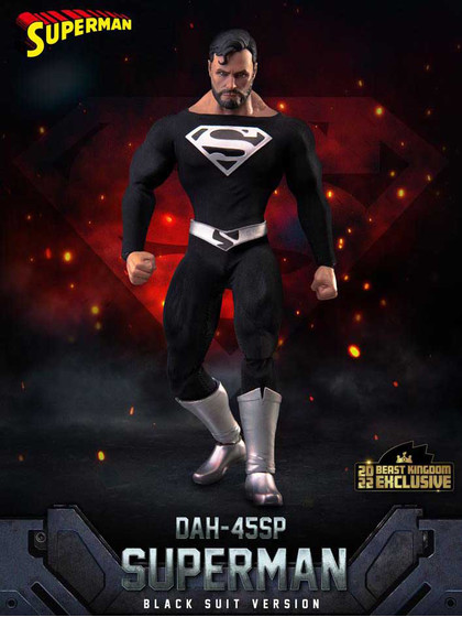 DC Comics - Superman Black Suit Dynamic 8ction Heroes - 1/9