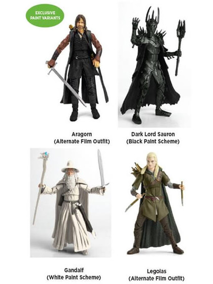 Lord of the Rings - BST AXN Action Figures 4-pack