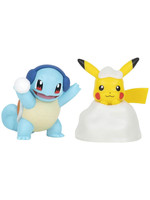 Pokémon Battle Figure - Holiday Edition Pikachu & Squirtle 2-Pack