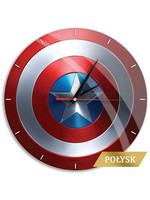 Marvel - Captain America Shield Glossy Wall Clock