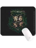 Harry Potter - Hogwart Logo Black Mouse Pad