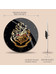 Harry Potter - Hogwarts Logo Black Wall Clock