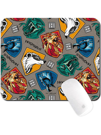 Harry Potter - Hogwarts Houses Mouse Pad