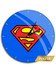 DC Comic - Superman Logo Blue Glossy Wall Clock