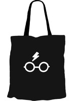 Harry Potter - Glasses Black Tote Bag