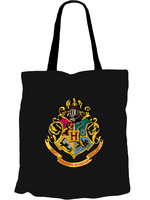 Harry Potter - Hogwarts Logo Black Tote Bag