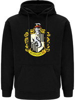 Harry Potter - Hufflepuff Logo Black Hoodie