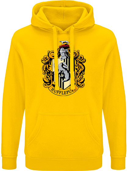 Harry Potter - Hufflepuff Logo Yellow Hoodie