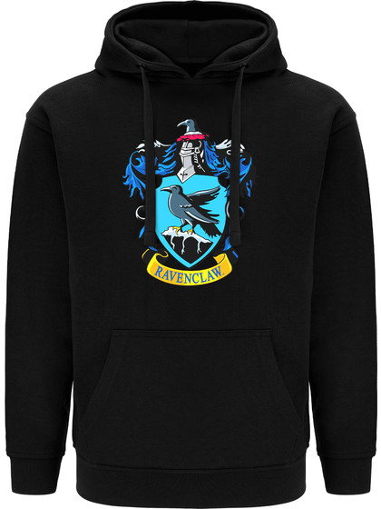 Harry Potter - Ravenclaw Logo Black Hoodie 