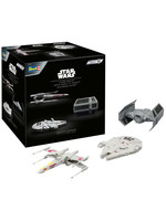 Star Wars: Revell Advent Calendar - Millennium Falcon, X-Wing Fighter, Darth Vader's Tie Fighter