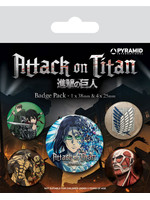 Attack on Titan - Season 4 Pin-Back Buttons 5-Pack