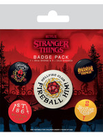 Stranger Things 4 - Hellfire Club Pin-Back Buttons 5-Pack