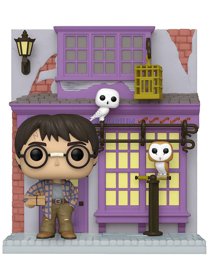 Funko POP! Deluxe: Harry Potter - Diagon Alley Eeylops Owl Emporium with Harry