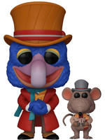 Funko POP! Movies: The Muppet Christmas Carol - Charles Dickens with Rizzo - DAMAGED PACKAGING