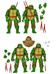 Turtles - Leonardo, Raphael, Michelangelo, & Donatello 4-Pack (Mirage Comics)