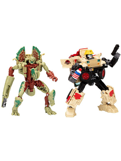 Transformers x Jurassic Park - Dilophocon & Autobot JP12 2-Pack