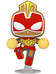 Funko POP! Marvel: Holiday - Gingerbread Captain Marvel