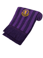 Wednesday - Nevermore Academy Scarf Purple - 190 cm