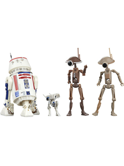 Star Wars Black Series: The Mandalorian - R5-D4, BD-72 & Pit Droids 4-Pack