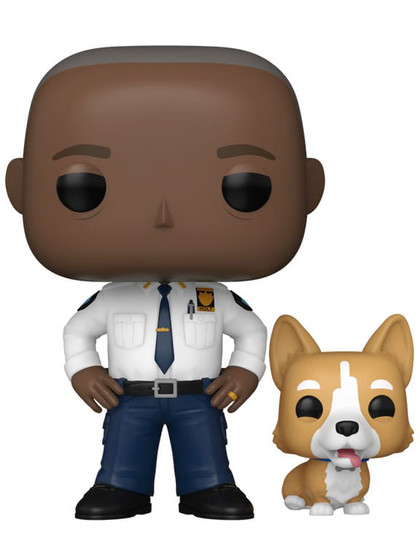 Funko POP! Television: Brooklyn Nine-Nine - Captain Ray Holt with Cheddar